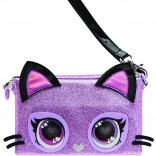 Interaktywna torebka PURSE PETS Purdy Purrfect – fioletowa kotka z oczami LED
