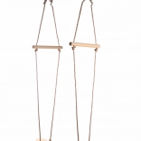 Drewniana huśtawka Skateboard dla dzieci