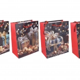 Świąteczna torebka prezentowa L 30 × 41 × 12 cm