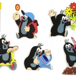 Piankowa dekoracja Krtek i tort