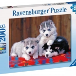 Puzzle Ravensburger Husky szczenięta 200 elementów