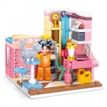 Klocki Sluban Girls Dream mini sypialnia – 210 elementów, 2 figurki