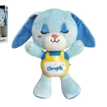 Króliczek Chrupík – przytulanka usypianka ze światłem i dźwiękami na baterie dla dzieci 6m+