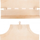 Small foot drewniana autostrada – skrzyżowanie T