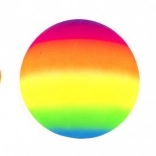 Tęczowa gumowa piłka 23 cm