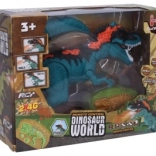 Dinozaur zdalnie sterowany z efektami 30 cm
