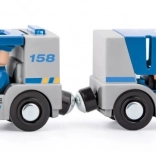 Policyjny samochód metalowy model 21 cm