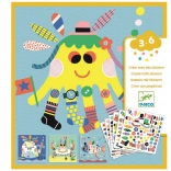 Djeco zestaw naklejek Podwodne stworzenia