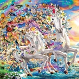 Puzzle Jednorożce 2000 elementów EUROGRAPHICS