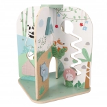 Drewniane centrum aktywności Przygody w lesie