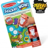 Sticker WOW! Książeczka i stempel z naklejkami - Tygr