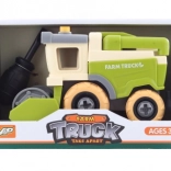 Plastowy kombajn do skręcania dla dzieci