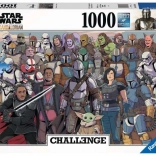 Puzzle Ravensburger Star Wars Mandalorian Wyzwanie 1000 elementów