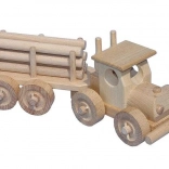 Drewniany samochód z kłodami Ceeda Cavity