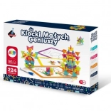 Klocki Konstrukcyjne Geometryczne Płatki Śniegu - 224 elementy