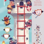 Naklejany metr Rycerska wieża od Djeco