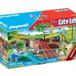 Playmobil City Life plac zabaw z dużym wrakiem statku