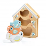 Układanka wtykana Ptasia budka od Djeco