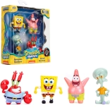 SpongeBob zestaw 4 metalowych kolekcjonerskich figurek 5–7 cm