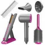 Woopie zestaw małego fryzjera – suszarka, prostownica i akcesoria