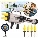 Duży wyrzutnia rakietowa z piankowymi pociskami 68 cm