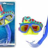 Dziecięcy zestaw do nurkowania ze snorkelem – zwierzątka, niebieski Bestway – Niebieski
