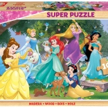 Drewniane puzzle DISNEY księżniczki 100 elementów EDUCA