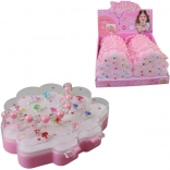 Zestaw pierścionków dla dziewczynek, 12 szt. w pudełku prezentowym