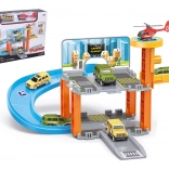 Stacja parkingowa z garażem i lądowiskiem dla helikopterów 34,5 × 39,5 × 20 cm