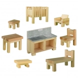 Miniaturowe drewniane meble CREATIVE KITS