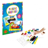 Piaskowe obrazy - Łódź, auto