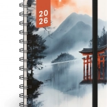 Notique spiralowy dziennik Petito Japonia 2025/2026