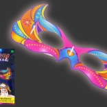 Świecąca maska na imprezę