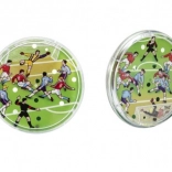 Kieszonkowa piłkarska łamigłówka – dwustronna gra kulkowa (Ø 9 cm)