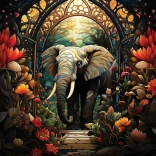 Puzzle Strażniczka kwiatów 1000 elementów ART PUZZLE