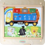 Masterkidz edukacyjna tablica do segregacji odpadów Montessori