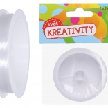 Przezroczysta żyłka do koralików 0,3 mm, 55 m