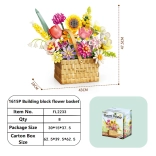 Klocki wiosenny bukiet w koszyku, 1615 elementów