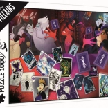 Puzzle 1000 elementów DISNEY VILLAINS – szczęśliwa seria