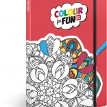 Kolorowankowy liniowany notes do markerów 13 × 21 cm