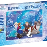 Puzzle Ravensburger Kraina Lodu - Lodowa magia 100 elementów