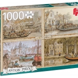 Puzzle Żegluga kanałami wodnymi 1000 elementów