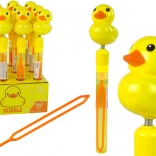 Bublifuk żółta kaczuszka z dźwiękiem 29 cm
