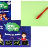 Fluorescencyjna świetlna tablica do rysowania