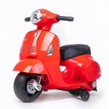 Dziecięcy motocykl elektryczny BABY MIX VESPA czerwony