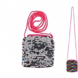 Torebka z kolorowymi zmieniającymi się cekinami