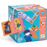 DJECO Domino ze zwierzątkami i liczbami