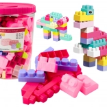 Edukacyjny zestaw klocków w wiaderku – 160 kolorowych elementów