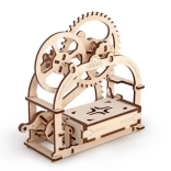 mechaniczna drewniana szkatułka 3D puzzle UGEARS