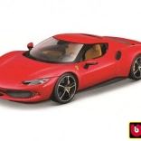 Metalowy model auta Bburago Ferrari 296 GTB 1:18 czerwony